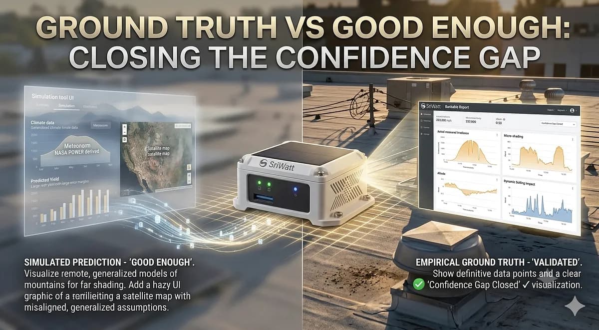 Ground Truth Vs Good Enough: An Analysis of Simulation Accuracy and the Validation Layer Opportunity in the Global Solar Sector